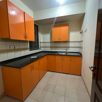 Kitchen in 1.5 BHK Apartment at Unitech Uniworld Gardens 2, Malibu Town – for Rent