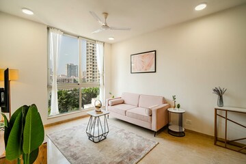 Living Room in 2 BHK Apartment at Hiranandani Atlantis, Powai – for Sale