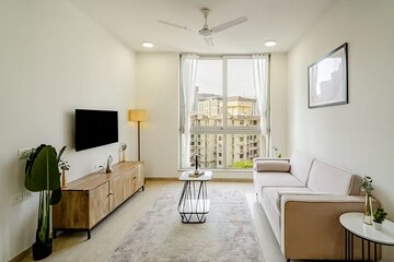 Living Room in 2 BHK Apartment at Hiranandani Atlantis, Powai – for Sale