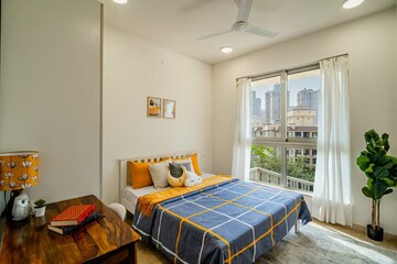 Bedroom in 2 BHK Apartment at Hiranandani Atlantis, Powai – for Sale
