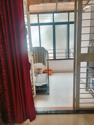 Balcony in 3 BHK Apartment at Nisarg Akash, Pimple Nilakh – for Sale