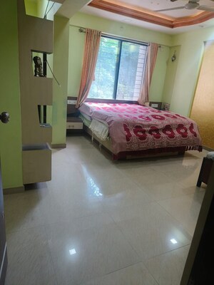 Bedroom in 3 BHK Apartment at Nisarg Akash, Pimple Nilakh – for Sale