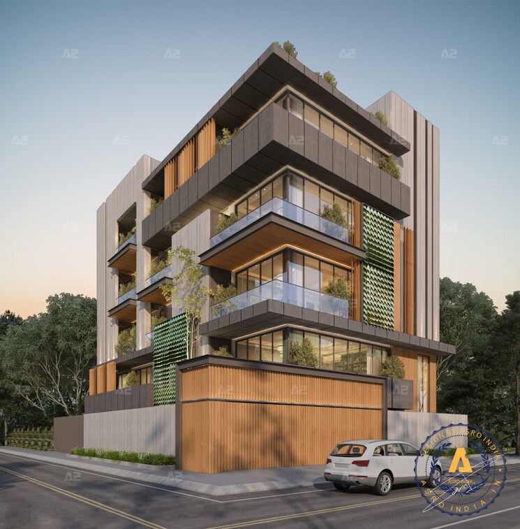 Exterior View, anand niketan 3 Bedroom 485 Sq.Yd. Villa In Anand Niketan Delhi 9080302