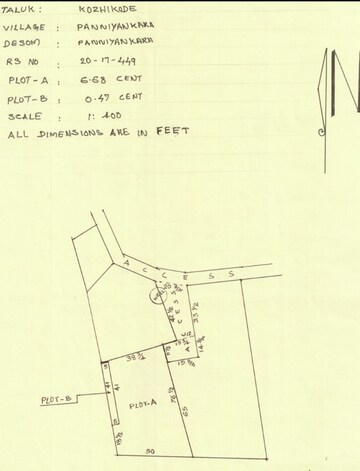 4 BHK Villa – Map Location View at Panniyankara - for Sale