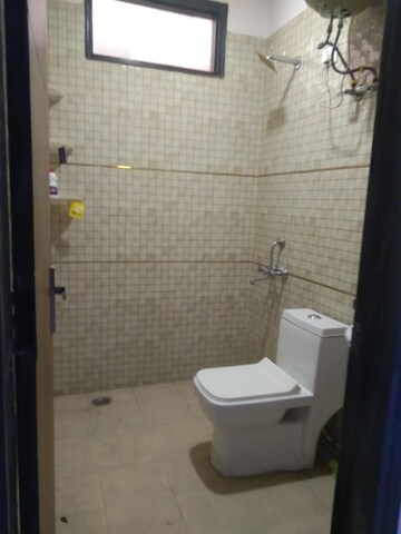 Bathroom in 4 BHK Apartment at Chattarpur – for Rent