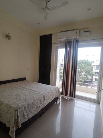 Bedroom in 2 BHK Builder Floor at Ansal API Esencia, Sector 67 – for Rent