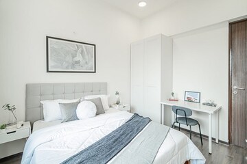 Master Bedroom in 2 BHK Apartment at Runwal Greens, Mulund West – for Sale