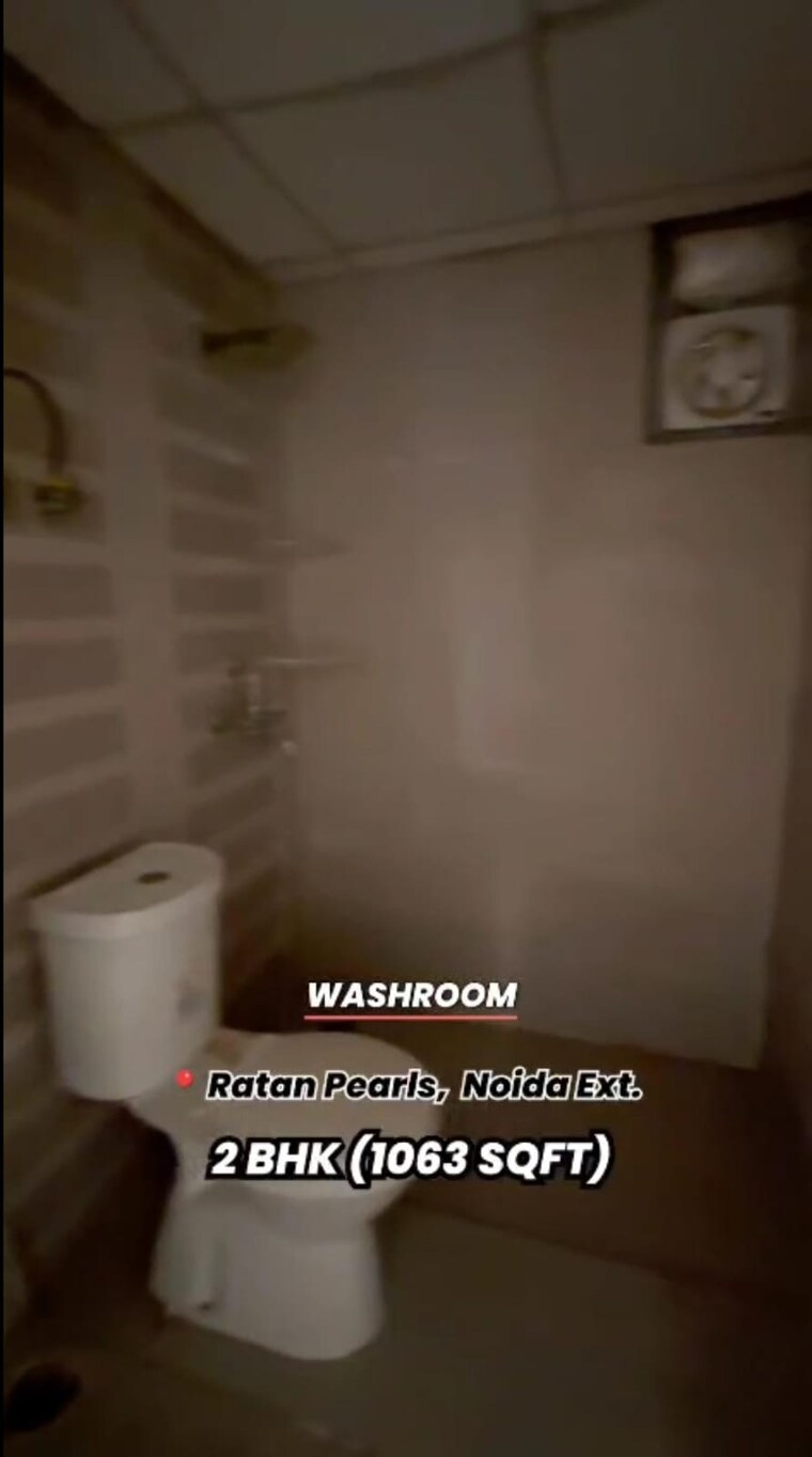 Bathroom, ratan-pearls 2 Bedroom 1063 Sq.Ft. Apartment In Sector 16 Greater Noida Greater Noida 9080413