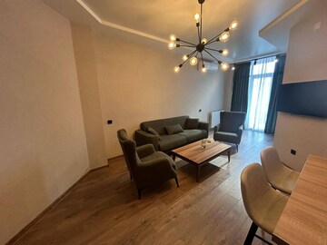 Living Room in 4 BHK Builder Floor at Vasant Vihar – for Sale