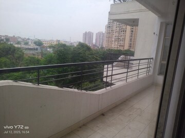Balcony in 2 BHK Apartment at Gaurs Global Village, Sain Vihar – for Rent