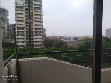 Balcony in 2 BHK Apartment at Gaurs Global Village, Sain Vihar – for Rent