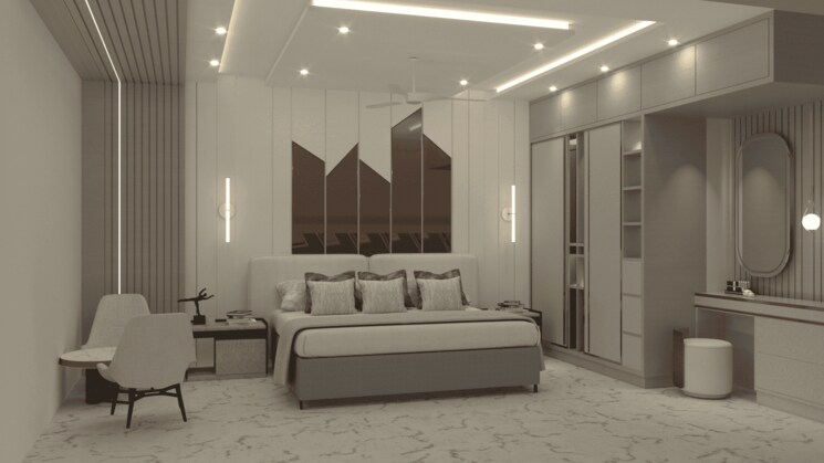 Bedroom, lahartara 2 Bedroom 883 Sq.Ft. Apartment In Lahartara Varanasi 9080475