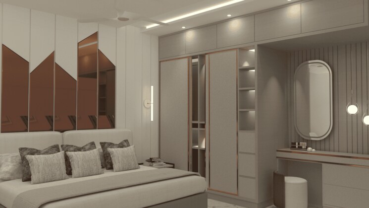 Bedroom, lahartara 2 Bedroom 883 Sq.Ft. Apartment In Lahartara Varanasi 9080475