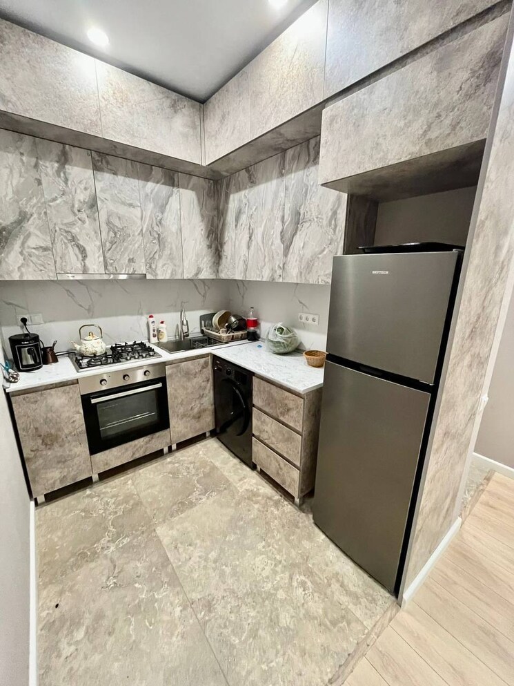 Kitchen, shanti niketan 4 Bedroom 400 Sq.Yd. Builder Floor In Shanti Niketan Delhi 9080501