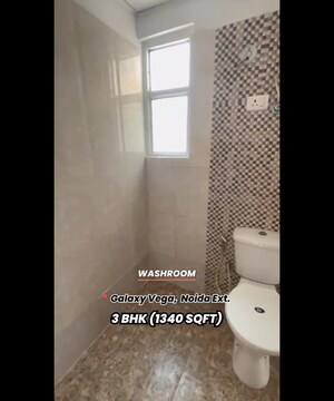 Bathroom in 3 BHK Apartment at Galaxy Vega, Tech Zone 4 Greater Noida – for Sale