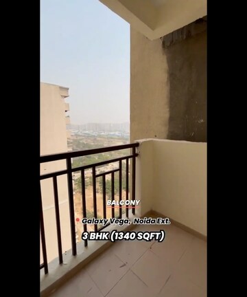 Balcony in 3 BHK Apartment at Galaxy Vega, Tech Zone 4 Greater Noida – for Sale
