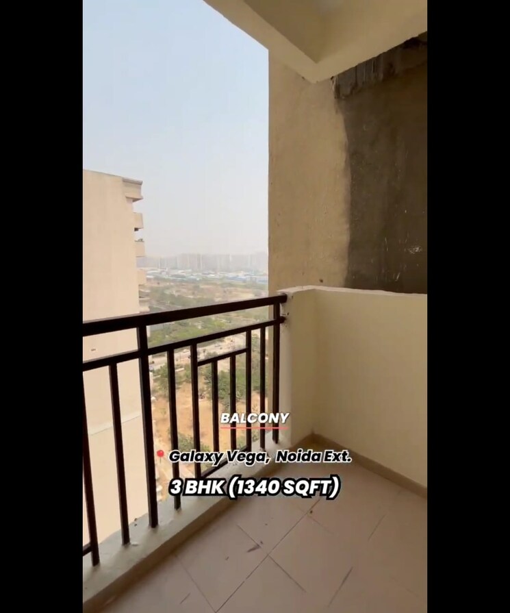 Balcony, galaxy-vega 3 Bedroom 1340 Sq.Ft. Apartment In Tech Zone 4 Greater Noida Greater Noida 9080531