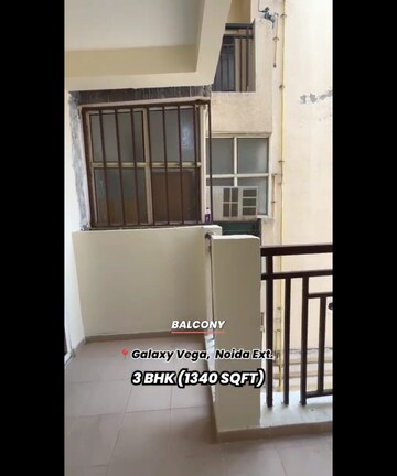 Balcony in 3 BHK Apartment at Galaxy Vega, Tech Zone 4 Greater Noida – for Sale