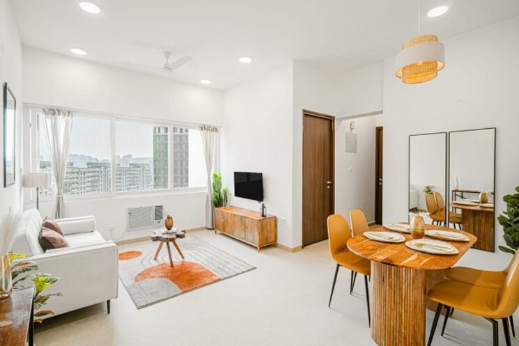 Living Room, runwal-greens 2 Bedroom 735 Sq.Ft. Apartment In Mulund West Mumbai 9080516