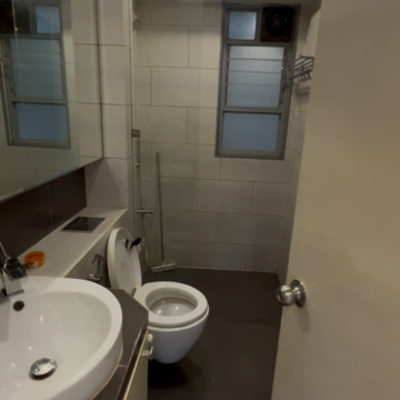 Bathroom in 3 BHK Apartment at Radius Imperial Heights Epitome, Best Nagar – for Rent