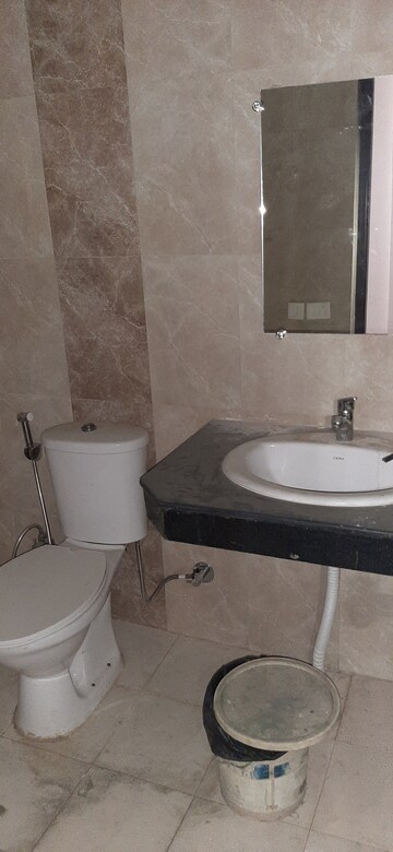 Bathroom in 3 BHK Builder Floor at Landcraft Golf Links, Pandav Nagar – for Rent