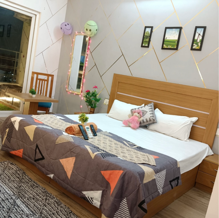 Bedroom, paramount-golf-forest-studio-apartments-oak-towe Studio 651 Sq.Ft. Apartment In Upsidc Site C Greater Noida 9080761