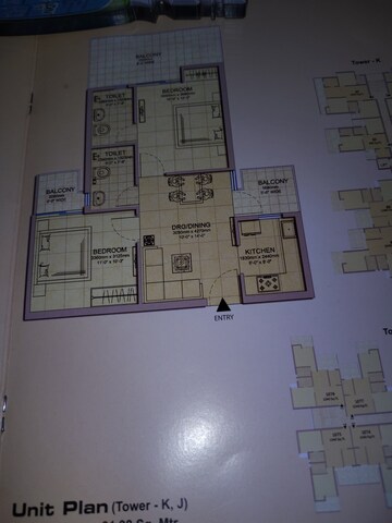 2 BHK Apartment For Sale in Fusion Homes, Tech Zone 4 Greater Noida