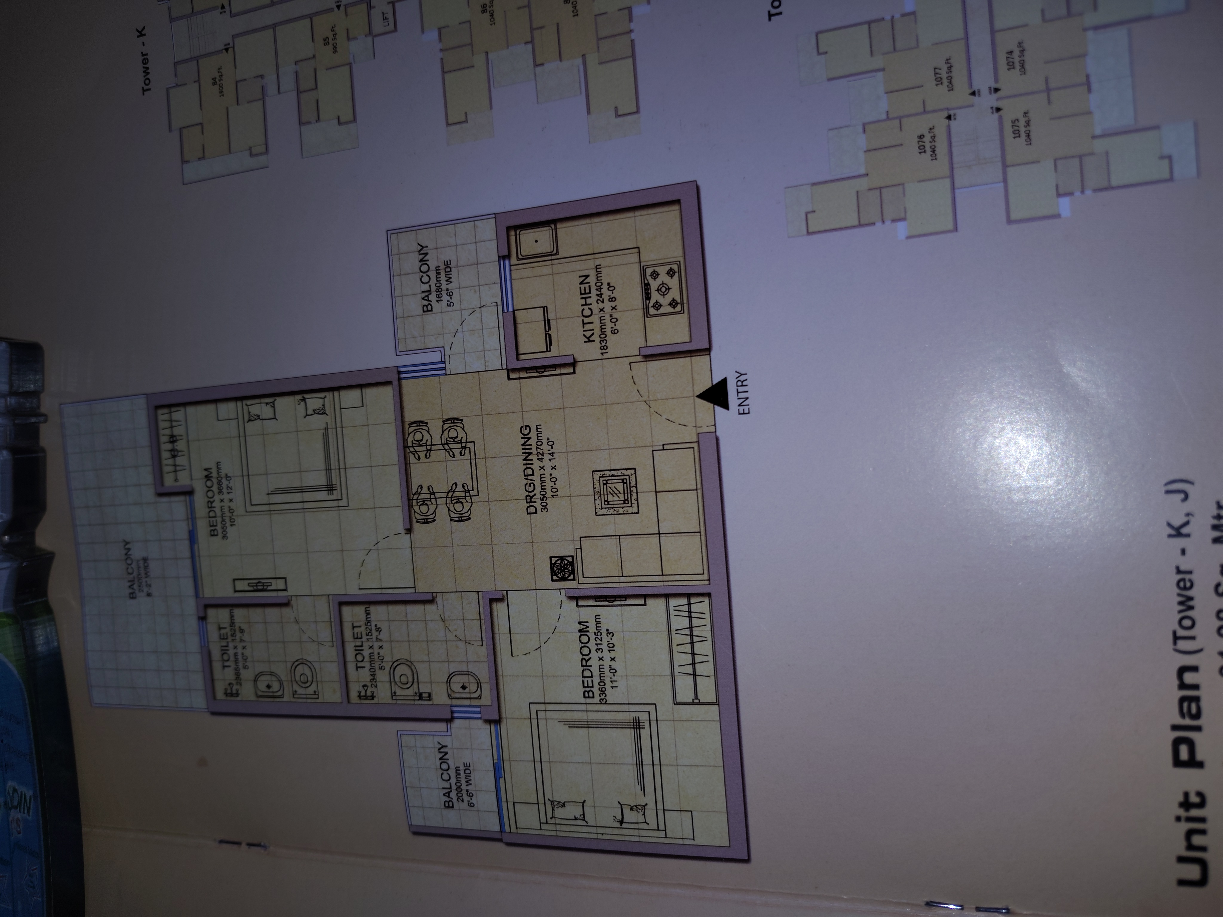 2 BHK Apartment For Sale in Fusion Homes