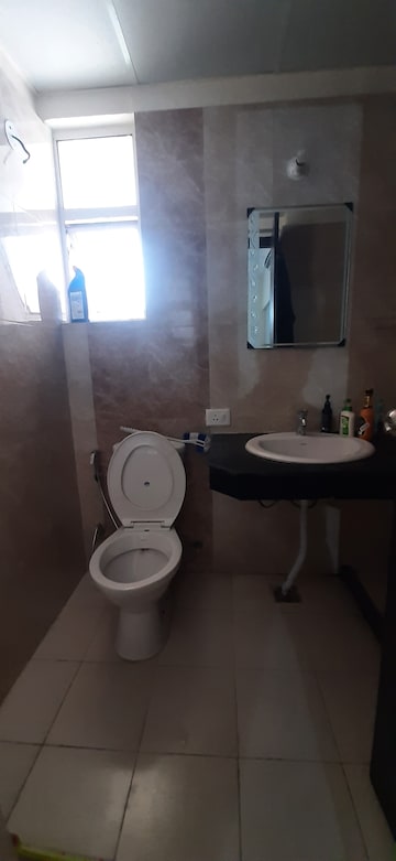 Bathroom in 2.5 BHK Apartment at Land Craft Golf Links Apartment Phase 2, Pandav Nagar – for Rent