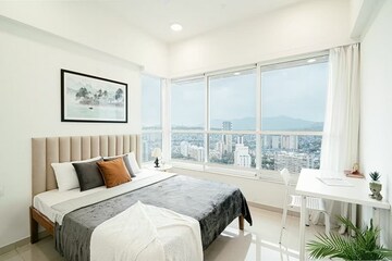 Bedroom in 2 BHK Apartment at Kalpataru Crest, Bhandup West – for Sale