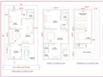 Floor Plan in 3 BHK Villa at Krishna Reddy Pet – for Sale