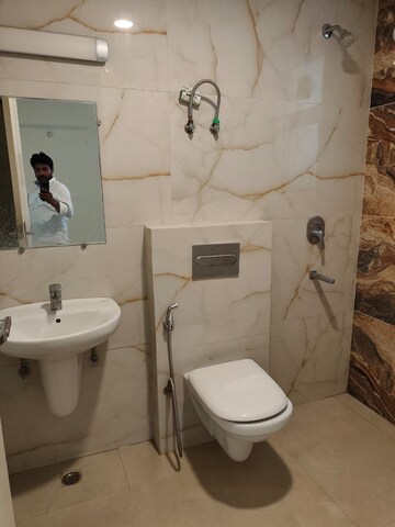 Bathroom in 3.5 BHK Apartment at Rishita Manhattan, Gomti Nagar – for Rent