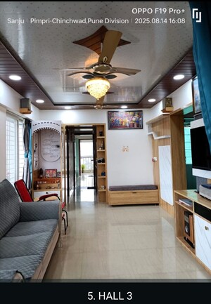 Living Room in 2 BHK Apartment at Sai Elouera, Wakad – for Sale