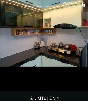 Kitchen in 2 BHK Apartment at Sai Elouera, Wakad – for Sale