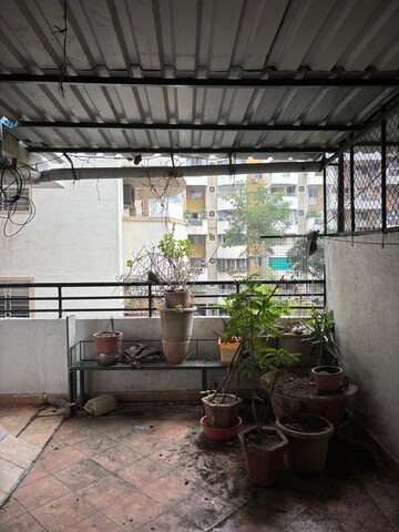 Balcony in 1 BHK Apartment at Mahalaxmi Vihar, Vishrantwadi – for Rent