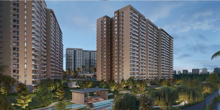 Exterior View, signature-global-daxin-vistas 3 Bedroom 1300 Sq.Ft. Builder Floor In Bhondsi Gurgaon 9081022