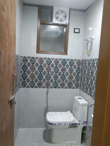 Bathroom in 1 BHK Builder Floor at Chattarpur – for Sale