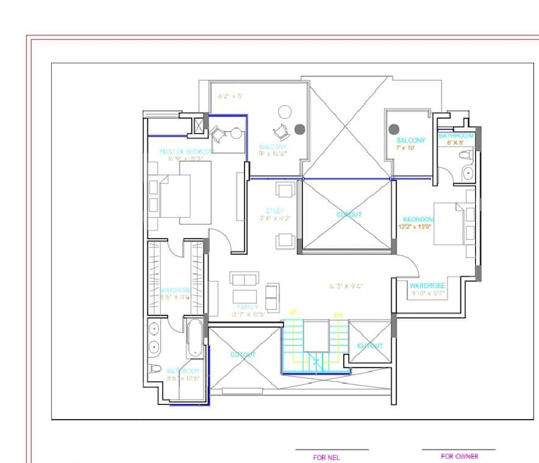 Floor Plan, nitesh-logos 5 Bedroom 6176 Sq.Ft. Apartment In Mg Road Bangalore 9081456