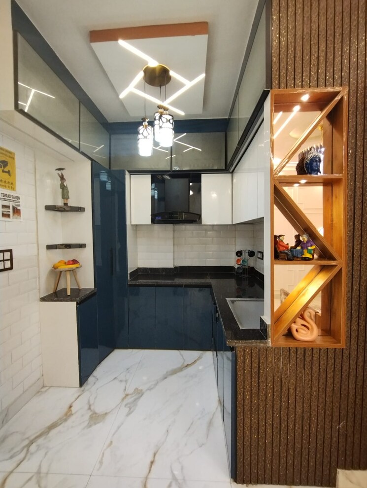 Kitchen, uttam nagar 2 Bedroom 550 Sq.Ft. Builder Floor In Uttam Nagar Delhi 9081418