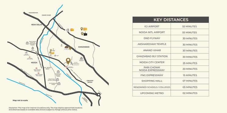 Map Location, vvip-addresses-greater-noida-west 4 Bedroom 4645 Sq.Ft. Apartment In Sector 12 Greater Noida Greater Noida 9081501