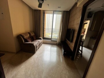 Living Room in 2 BHK Apartment at One Hiranandani Park, Ghodbunder Road – for Rent