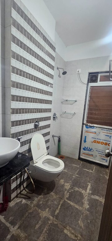 Bathroom in 2 BHK Apartment at Bhairaav Goldcrest Residency, Ghansoli – for Rent