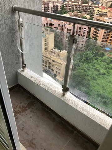 Balcony in 3 BHK Apartment at Rosa Manhattan, Ghodbunder Road – for Rent
