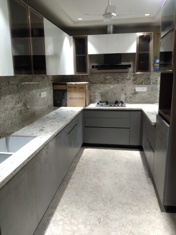 Kitchen in 3 BHK Builder Floor at Sarvodaya Enclave – for Sale