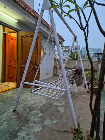 Staircase in 3 BHK Apartment at Hill View Banjara Hills, Banjara Hills – for Rent