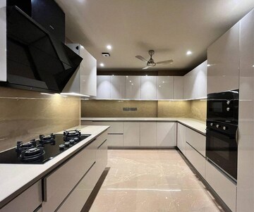 Kitchen in 4 BHK Builder Floor at Soami Nagar – for Sale