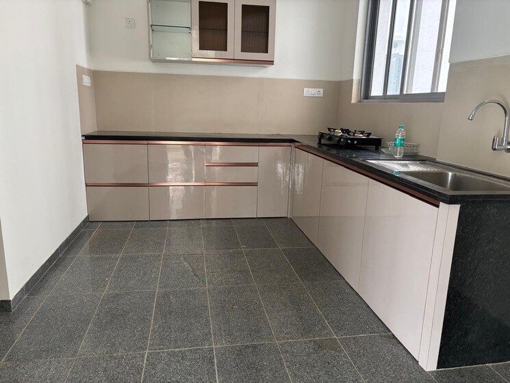 Kitchen, marvel-brisa 3.5 Bedroom 2200 Sq.Ft. Apartment In Baner Pune 9081871