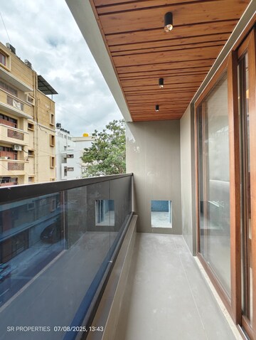 Balcony in 3 BHK Builder Floor at Hsr Layout – for Rent
