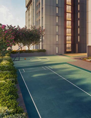Balcony in 2 BHK Apartment at Kalpataru Parkcity Estella, Kolshet Road – for Sale