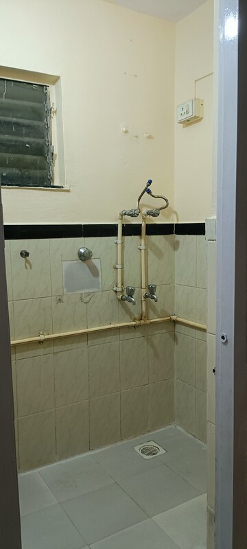 Bathroom in 1 BHK Apartment at New Hind Mill Mhada Sankul, Byculla – for Rent